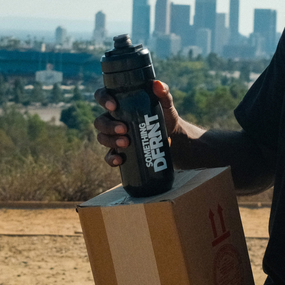 Botella CamelBak personalizada envuelta para regalo